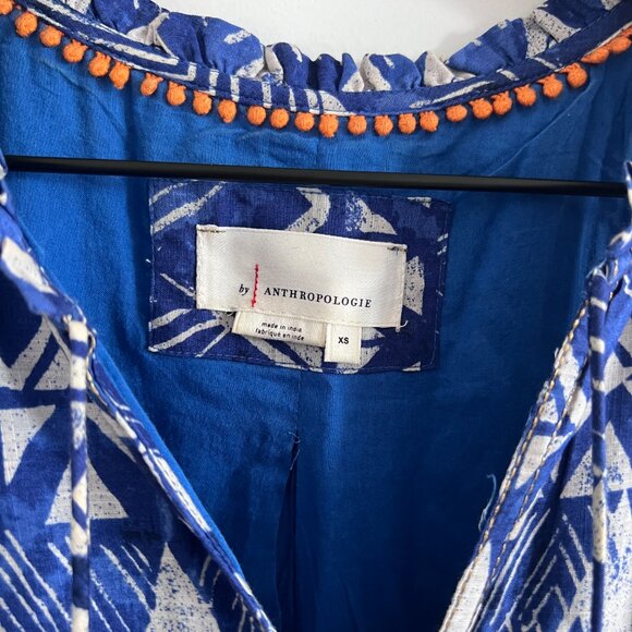 NWOT Anthropologie Tiered Abstract Maxi Dress - Picture 8 of 9